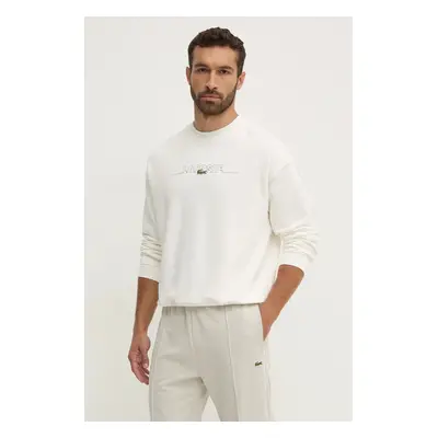 Lacoste felső bézs, férfi, mintás, SH3878