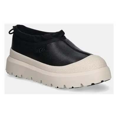 UGG bőr hótaposó Tasman Weather Hybrid fekete, 1158351-BCKBR