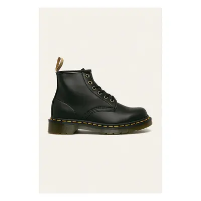 Dr. Martens bokacsizma Vegan fekete, női, lapos talpú