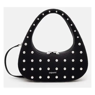 Coperni kézitáska Studded Crossbody Baguette Swipe Bag fekete, COPBA60STF9003