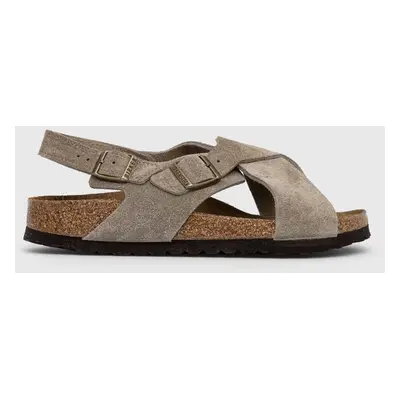 Birkenstock bőr szandál Tulum SFB bézs, női