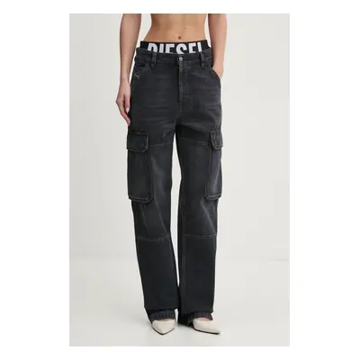 Diesel farmer D-POT-CARGO L.32 TROUSERS női, magas derekú, A16355.007Z9