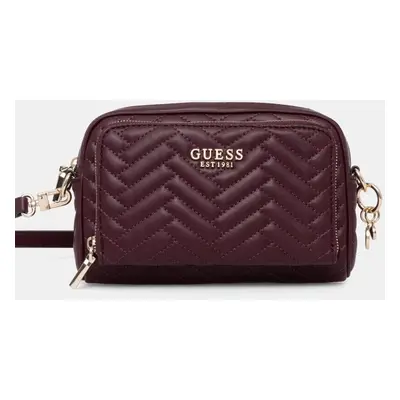 Guess kézitáska ANNING bordó, HWQG95