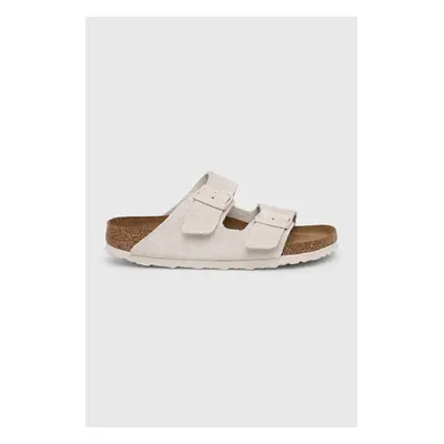 Birkenstock bőr papucs ARIZONA SFB fehér, női