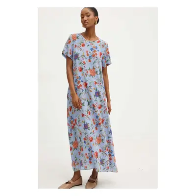 Weekend Max Mara selyem ruha maxi, egyenes