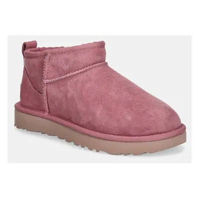 UGG hócipő Classic Ultra Mini rózsaszín, 1116109-DYR