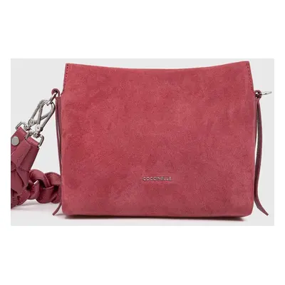 Coccinelle velúr táska BOHEME SUEDE BIMATERIAL rózsaszín, E1 P6P 01