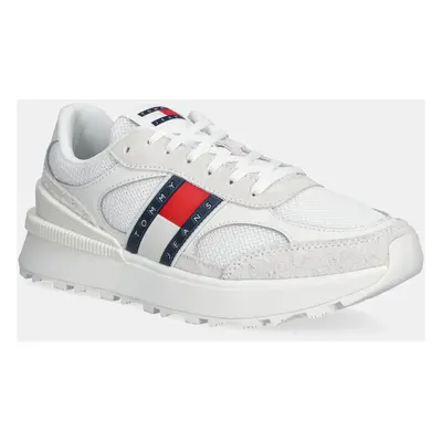 Tommy Jeans sportcipő TJM TECHNICAL RUNNER ESS fehér, EM0EM01537