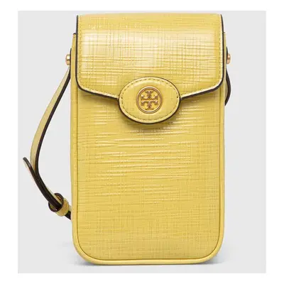 Tory Burch bőr telefontok sárga