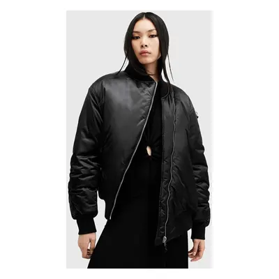 AllSaints bomber dzseki ROOMER BOMBER női, fekete, téli, W015OB