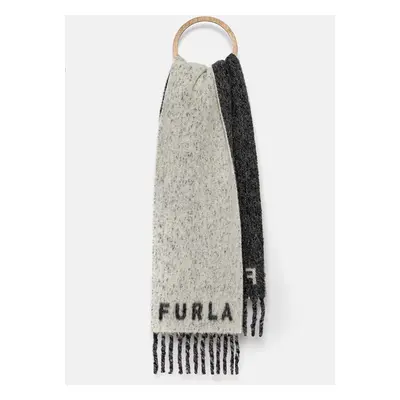 Furla gyapjú sál fehér, mintás, WT00079.LH0000.1843S