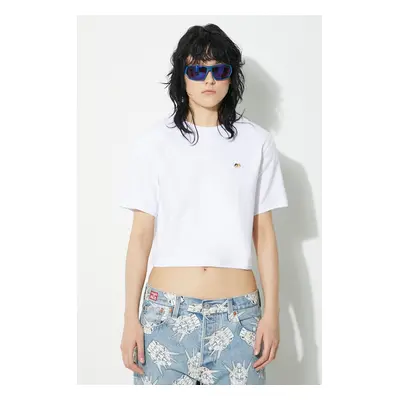 Fiorucci t-shirt Angel Patch Padded Cropped T-Shirt női, fehér, M01FPTSH095CJ03WH01