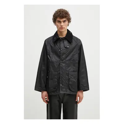 Barbour viaszos kabát OS Bedale Wax Jacket fekete, átmeneti, oversize, MWX1679