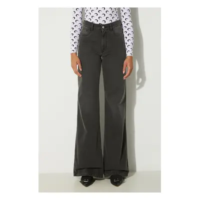 Coperni farmer Wide Leg Denim Pants női, magas derekú, COPP95F2004