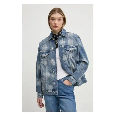 Karl Lagerfeld Jeans farmerdzseki női, átmeneti, oversize, A1W14014