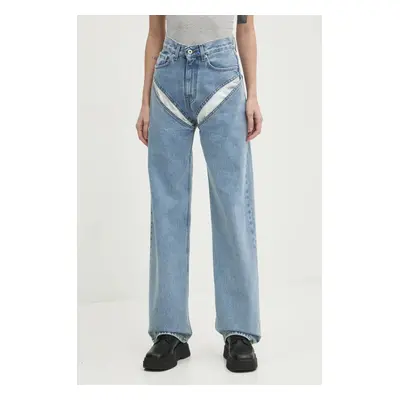 Y/Project farmer EVERGREEN CUT OUT JEANS női, magas derekú, 207PA006