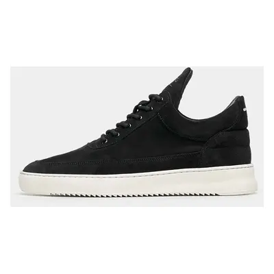 Filling Pieces velúr sportcipő Low Top Suede Organic fekete