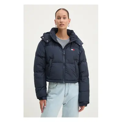 Tommy Jeans pehelydzseki női, sötétkék, téli, DW0DW18609