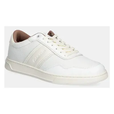 Calvin Klein sportcipő LOW TOP LACE UP LOGO fehér, HM0HM01653