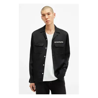 AllSaints ing TROYA férfi, fekete, relaxed, M106SB