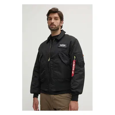 Alpha Industries rövid kabát CWU férfi, fekete, téli, 100102.03