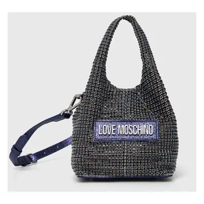 Love Moschino kézitáska sötétkék, JC4044PP1LLP100A