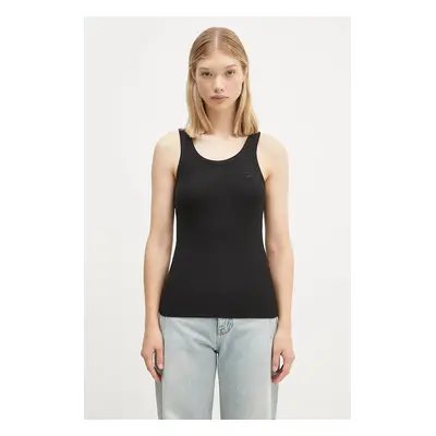 Coperni top Rib Logo Tank Top női, fekete, COPJS12F5006