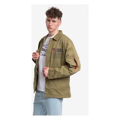 Alpha Industries rövid kabát Field Jacket LWC 11 férfi, zöld, átmeneti