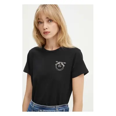 Pinko t-shirt női, fekete, A24E