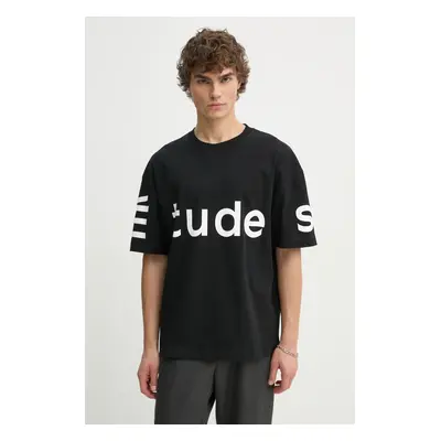 Études Studio t-shirt fekete, férfi, nyomott mintás, H24MMTSH132