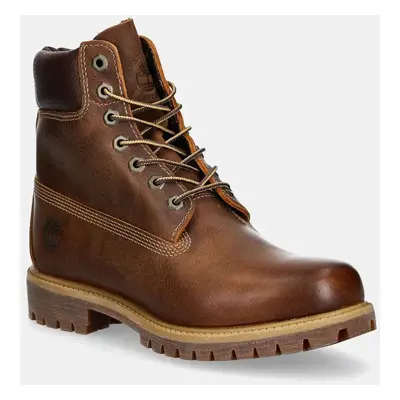 Timberland bőr bakancs 6In Premium barna, férfi, TB1270942141