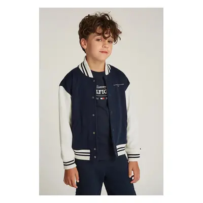 Tommy Hilfiger gyerek felső sötétkék, sima, KS0KS00624