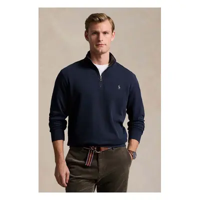 Polo Ralph Lauren felső sötétkék, férfi, sima