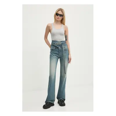 Y/Project farmer WRAP BELT JEANS női, magas derekú, 107PA006