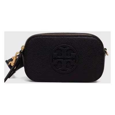 Tory Burch bőr táska Miller Mini fekete, 158757.001