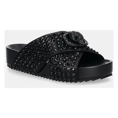 Kurt Geiger London papucs Chelsea Cross Strap Dr fekete, női