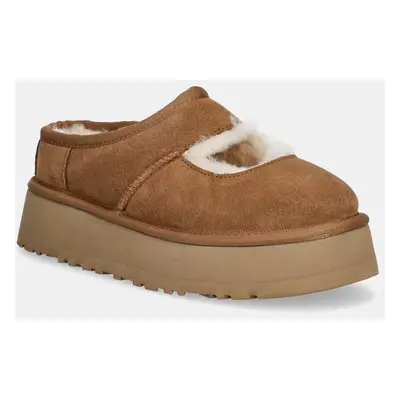 UGG velúr papucs Bea Mary Jane barna, 1167612-CHE