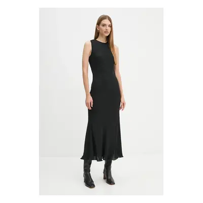 Calvin Klein ruha fekete, maxi, harang alakú, K20K207689