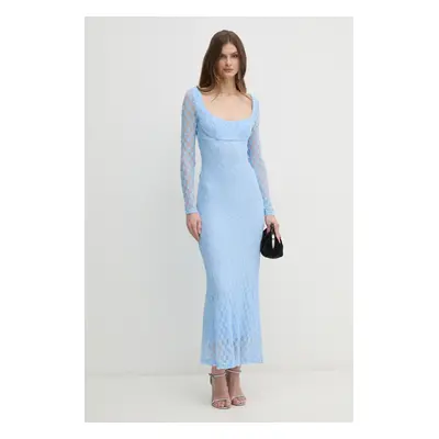 Bardot ruha maxi, egyenes, 58682DB