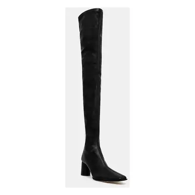 MM6 Maison Margiela csizma fekete, női, magassarkú, S66WW0089.P7973