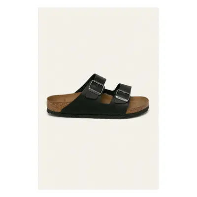 Birkenstock bőr papucs Arizona SFB fekete, férfi