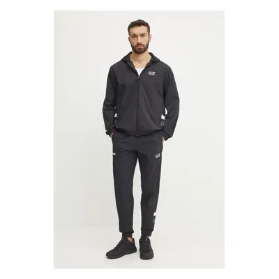 EA7 Emporio Armani melegítő szett fekete, férfi, AF12453.7M000077