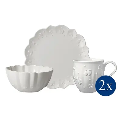 Villeroy & Boch reggelizőkészlet fő részére Toy's Delight Royal Classic db fehér