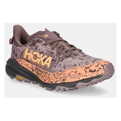 Hoka cipő Speedgoat GTX szürke, női