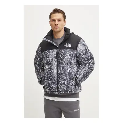 The North Face rövid kabát Retro Nuptse férfi, fekete, téli, NF0A3C8D8R51