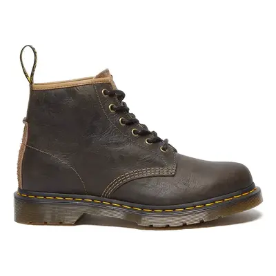 Dr. Martens bőr bakancs barna, férfi, DM31872777