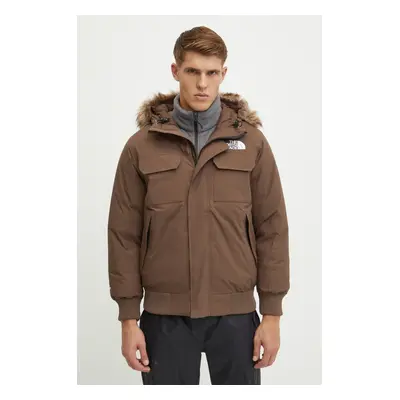 The North Face pehelydzseki McMurdo Bomber férfi, barna, téli, NF0A5GD91OI1