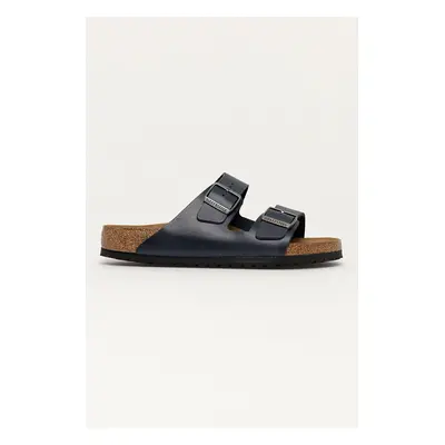 Birkenstock bőr papucs Arizona sötétkék, férfi