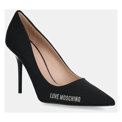 Love Moschino tűsarkú fekete, JA10059G1MIM0000