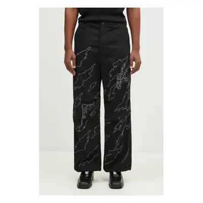 Maharishi pamut nadrág Dpm: Sparse Bonsai Snopants fekete, egyenes, 5340.BLACK